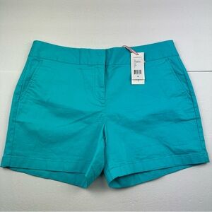 Vineyard Vines Classic 5" Shorts Turquoise Size 10 Womens NWT Preppy Coastal
